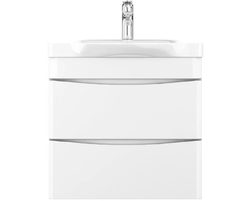 Комплект мебели белый глянец 65 см Am.Pm Like M80FHX0652WG + M80WCC0652WG + M80MPR0651WG