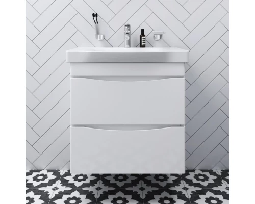 Комплект мебели белый глянец 65 см Am.Pm Like M80FHX0652WG + M80WCC0652WG + M80MPR0651WG