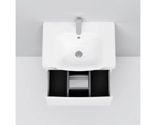 Комплект мебели белый глянец 65 см Am.Pm Like M80FHX0652WG + M80WCC0652WG + M80MPL0651WG