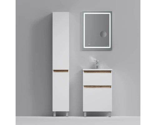 Комплект мебели белый глянец 55 см Am.Pm X-Joy M85AFSX0552WG + M85AWCC0552WG + M91AMOX0553WG