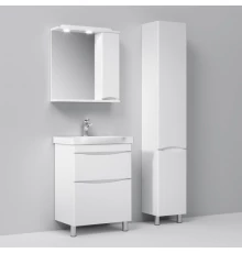 Комплект мебели белый глянец 65 см Am.Pm Like M80FSX0652WG + M80WCC0652WG + M80MPR0651WG