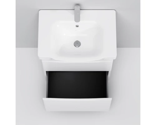 Комплект мебели белый глянец 65 см Am.Pm Like M80FSX0652WG + M80WCC0652WG + M80MPR0651WG