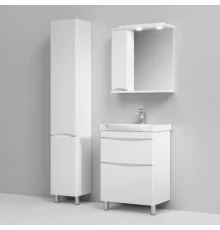 Комплект мебели белый глянец 65 см Am.Pm Like M80FSX0652WG + M80WCC0652WG + M80MPL0651WG