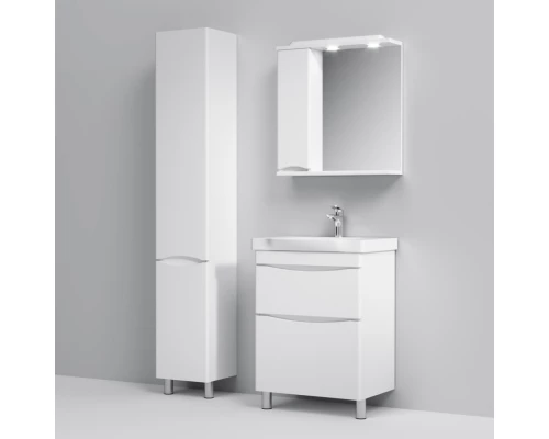 Комплект мебели белый глянец 65 см Am.Pm Like M80FSX0652WG + M80WCC0652WG + M80MPL0651WG