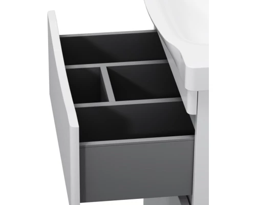 Комплект мебели белый глянец 65 см Am.Pm Like M80FSX0652WG + M80WCC0652WG + M80MPL0651WG