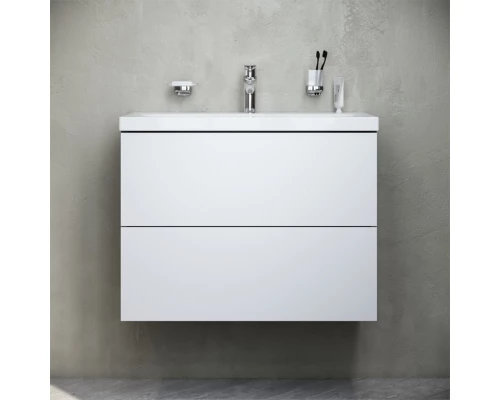 Комплект мебели белый глянец 80 см Am.Pm Gem M90FHX07522WG + M90WCC0752WG + M91AMOX0801WG