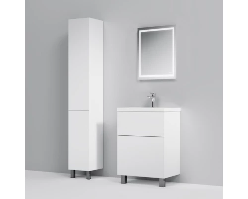 Комплект мебели белый глянец 61 см Am.Pm Gem M90FSX06022WG32 + M90WCC0602WG + M91AMOX0551WG