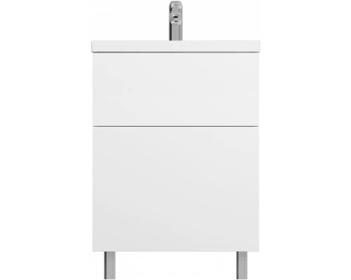 Комплект мебели белый глянец 61 см Am.Pm Gem M90FSX06022WG32 + M90WCC0602WG + M91AMOX0551WG