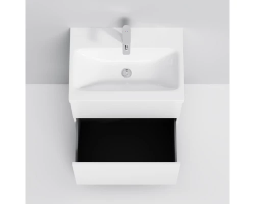 Комплект мебели белый глянец 61 см Am.Pm Gem M90FSX06022WG32 + M90WCC0602WG + M91AMOX0551WG