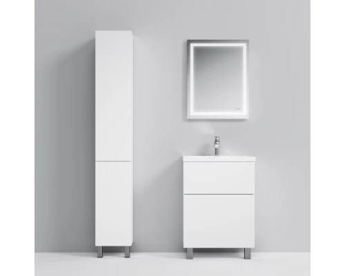 Комплект мебели белый глянец 61 см Am.Pm Gem M90FSX06022WG32 + M90WCC0602WG + M91AMOX0551WG