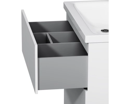 Тумба с раковиной белый глянец 76 см Am.Pm Gem M90FSX07522WG32 + M90WCC0752WG