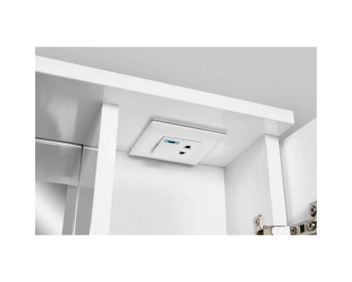 Комплект мебели белый глянец 80 см Am.Pm Like M80FHX0802WG + M80WCC0802WG + M80MPR0801WG