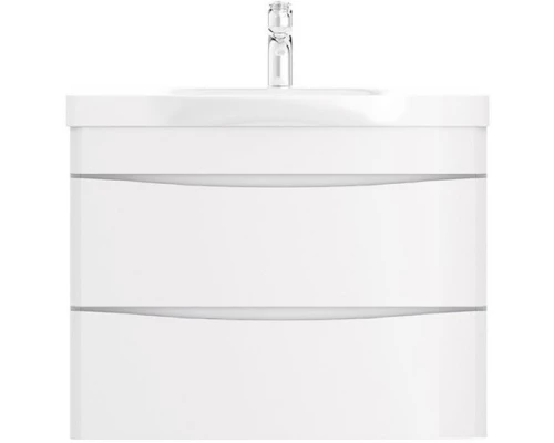 Комплект мебели белый глянец 80 см Am.Pm Like M80FHX0802WG + M80WCC0802WG + M80MPL0801WG