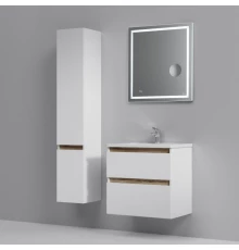 Комплект мебели белый глянец 65 см Am.Pm X-Joy M85AFHX0652WG + M85AWCC0652WG + M91AMOX0653WG