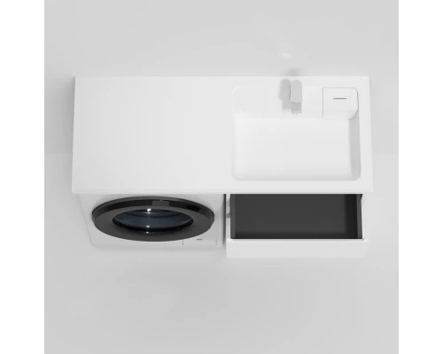 Тумба с раковиной белый глянец 120 см Am.Pm X-Joy M85AFSX0602WG + M85AWPR1201WG