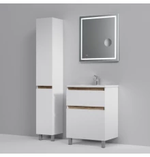 Комплект мебели белый глянец 65 см Am.Pm X-Joy M85AFSX0652WG + M85AWCC0652WG + M91AMOX0653WG