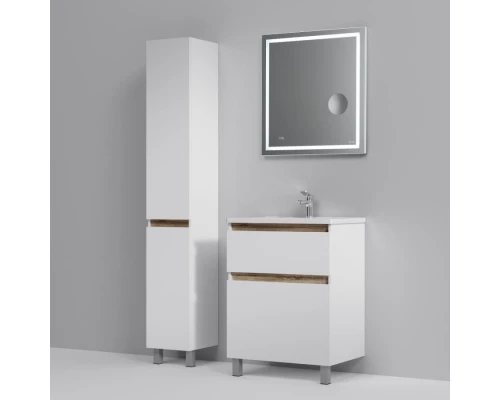 Комплект мебели белый глянец 65 см Am.Pm X-Joy M85AFSX0652WG + M85AWCC0652WG + M91AMOX0653WG