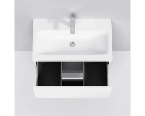 Тумба с раковиной белый глянец 76 см Am.Pm Gem M90FHX07521WG + M90WCC0752WG