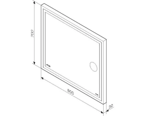 Комплект мебели белый глянец 80 см Am.Pm X-Joy M85AFHX0802WG + M85AWCC0802WG + M91AMOX0803WG