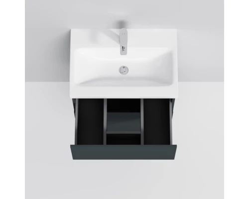 Комплект мебели графит матовый 65 см Am.Pm Gem M90FHX06022GM + M90WCC0602WG + M91AMOX0651WG