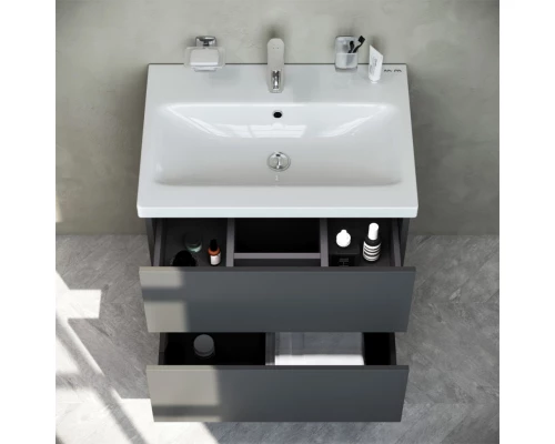 Комплект мебели графит матовый 65 см Am.Pm Gem M90FHX06022GM + M90WCC0602WG + M91AMOX0651WG