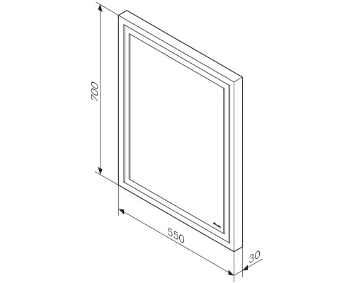 Комплект мебели графит матовый 60 см Am.Pm Gem M90FHX06022GM + M90WCC0602WG + M91AMOX0551WG