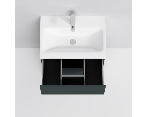 Комплект мебели графит матовый 65 см Am.Pm Gem M90FSX06022GM32 + M90WCC0602WG + M91AMOX0651WG