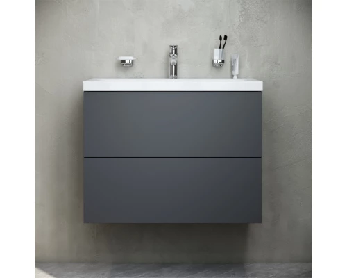 Комплект мебели графит матовый 80 см Am.Pm Gem M90FHX07522GM + M90WCC0752WG + M91AMOX0801WG