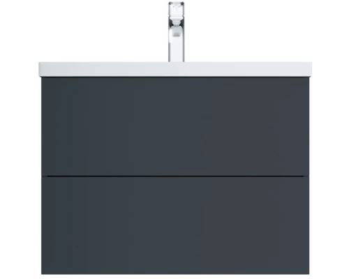 Тумба с раковиной графит матовый 76 см Am.Pm Gem M90FHX07522GM + M90WCC0752WG