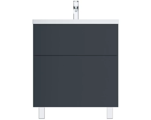 Комплект мебели графит матовый 80 см Am.Pm Gem M90FSX07522GM32 + M90WCC0752WG + M91AMOX0801WG