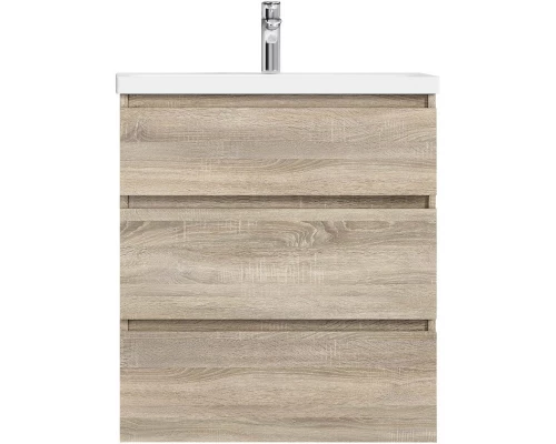 Комплект мебели светлый дуб 80 см Am.Pm Gem M91FSX0752OF + M90WCC0752WG + M91AMOX0801WG