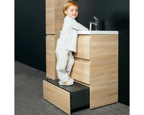 Комплект мебели светлый дуб 80 см Am.Pm Gem M91FSX0752OF + M90WCC0752WG + M91AMOX0801WG