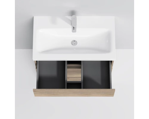 Тумба с раковиной светлый дуб 76 см Am.Pm Gem M91FSX0752OF + M90WCC0752WG