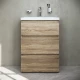 Тумба с раковиной светлый дуб 61 см Am.Pm Gem M91FSX0602OF + M90WCC0602WG