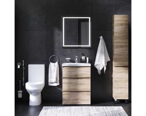 Тумба с раковиной светлый дуб 61 см Am.Pm Gem M91FSX0602OF + M90WCC0602WG