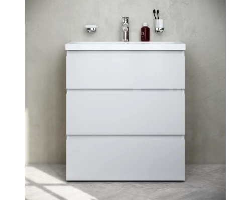 Комплект мебели белый глянец 80 см Am.Pm Gem M91FSX0752WG + M90WCC0752WG + M91AMOX0801WG