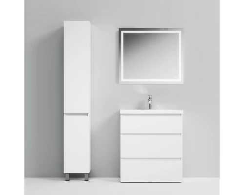 Комплект мебели белый глянец 80 см Am.Pm Gem M91FSX0752WG + M90WCC0752WG + M91AMOX0801WG