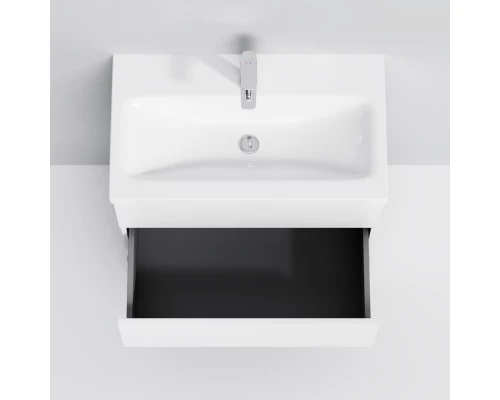 Тумба с раковиной белый глянец 76 см Am.Pm Gem M91FSX0752WG + M90WCC0752WG