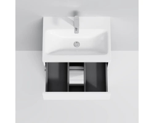 Тумба с раковиной белый глянец 61 см Am.Pm Gem M91FSX0602WG + M90WCC0602WG