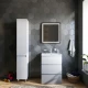 Тумба с раковиной белый глянец 61 см Am.Pm Gem M91FSX0602WG + M90WCC0602WG