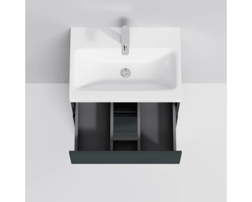 Комплект мебели графит матовый 65 см Am.Pm Gem S M91FSX0602GM + M90WCC0602WG + M91AMOX0651WG