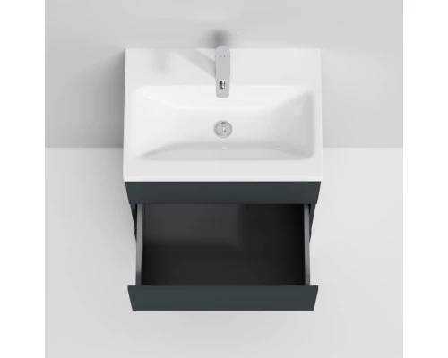 Комплект мебели графит матовый 65 см Am.Pm Gem S M91FSX0602GM + M90WCC0602WG + M91AMOX0651WG