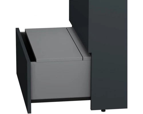 Тумба с раковиной графит матовый 61 см Am.Pm Gem S M91FSX0602GM + M90WCC0602WG