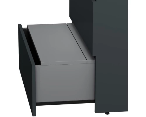 Комплект мебели графит матовый 80 см Am.Pm Gem S M91FSX0752GM + M90WCC0752WG + M91AMOX0801WG