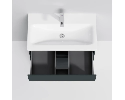 Комплект мебели графит матовый 80 см Am.Pm Gem S M91FSX0752GM + M90WCC0752WG + M91AMOX0801WG