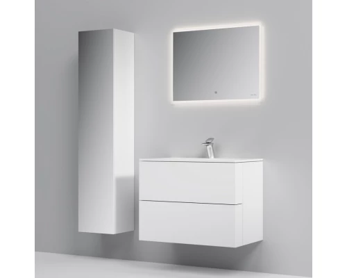 Комплект мебели белый глянец 81 см Am.Pm Spirit V2.0 M70AFHX0802WG + M70AWCC0802WG + M71AMOX0801SA