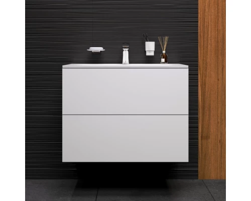 Комплект мебели белый глянец 81 см Am.Pm Spirit V2.0 M70AFHX0802WG + M70AWCC0802WG + M71AMOX0801SA