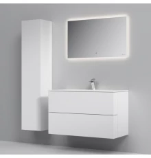 Комплект мебели белый глянец 101 см Am.Pm Spirit V2.0 M70AFHX1002WG + M70AWCC1002WG + M71AMOX1001SA