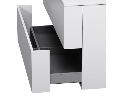 Тумба с раковиной белый глянец 101 см Am.Pm Spirit V2.0 M70AFHX1002WG + M70AWCC1002WG