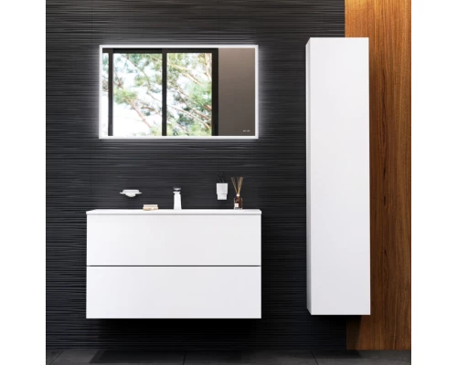 Тумба с раковиной белый глянец 101 см Am.Pm Spirit V2.0 M70AFHX1002WG + M70AWCC1002WG